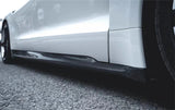 For Porsche Taycan 2019 2020 2021 2022 High Quality Real Carbon Fiber Front Lip Rear Diffuser Bumper Spoiler Body Side Skirt Kit