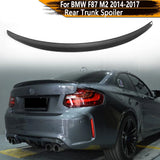 Car Styling Carbon Fiber Spoiler Rear Trunk Lip Wing for BMW 2 Series F87 M2 F22 220i 228i M235i Coupe 2014 - 2017