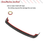 Real Carbon Fiber Car Rear Trunk Spoiler Wing for Audi TT Quattro Mk1 Type 8N 1998-2006 Rear Trunk Racing Spoiler Wing Lip