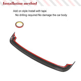 Real Carbon Fiber Car Rear Trunk Spoiler Wing for Audi TT Quattro Mk1 Type 8N 1998-2006 Rear Trunk Racing Spoiler Wing Lip