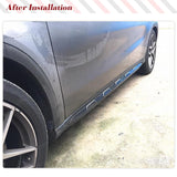 Carbon Fiber Car Side Skirts Lip Aprons for Mercedes-Benz GLA Class GLA45 AMG GLA200 GLA250 2015 2016 Side Skirts Extension Lips