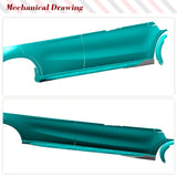 Car Side Skirts Extension Lips Splitters For Mercedes-Benz GLA Class Sport X156 GLA250 GLA45 AMG 2015 - 2019 Real Carbon Fiber