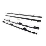 Car Door Protector Chin Kit Guard Side Skirts Aprons For Volkswagen VW GOLF 7 7.5 R R Line Hatchback 2014 - 2018 4PC Black PP