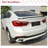 Carbon Fiber Car Rear Trunk Racing Spoiler Lip Wing Boot Lip for BMW X6 F16 2015 2016 2017 Car Rear Trunk Spoiler Boot Lip Wing