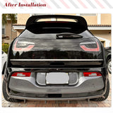 Carbon Fiber /FRP Car Rear Bumper Diffuser for BMW i3 i3s Hatchback 2018-2020 Car Rear Bumper Chin Spoiler Apron Rear Body Kits