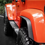 4PCS Black ABS Fender Flare Extension For Jeep For Wrangler JK 2007-2017 J401