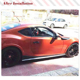 Carbon Fiber Side Skirts for Subaru BRZ 2013-2020 Toyota FT86 GT86 2013-2020 Scion FR-S 2012-2015 Car Side Extension Lip Panel