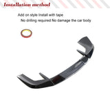 High Quality Glossy Black ABS Car Rear Roof Trunk Spoiler Splitters For BMW X5 G05 M-Sport LCI 2023 Car Rear Spoiler Wing Lip