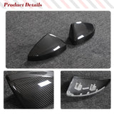 Dry Carbon Replacement Style Side Car Rearview Mirror Caps Covers for Audi R8 V10 GT RWD Car Side Mirror Caps