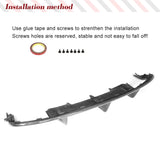 Carbon Fiber Car Rear Diffuser Lip Spoiler Bumper Guard for Audi A5 Sline S5 B8 Sedan Coupe Convertible 2012-2016 Rear Body Kits