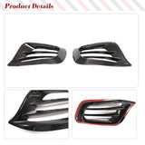 DRY Carbon Fog Lamp Air Intake Duct Vent Cover for Mercedes Benz V Class W447 V250 4-Door 2020-2021 Car Front Splitter