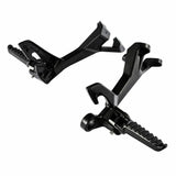 Rear Passenger Footrests Pegs Bracket For Kawasaki Ninja 400 2018-2024 Z400 2019-2024 Z500 2024
