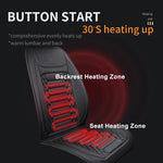 1/2pcs Winter Heated Car Seat Cover 12V Heating Warmer Car Seat Cushion Auto Universal Car Seat Protector Cloak Cover Pads Set