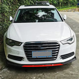 For Audi A3 A4 A6 Q3 S3 S4 S6 B6 B7 B8 B8.5 Front Bumper Spoiler Diffuser Bodykit Splitter Front Lip Shovel Cars Accessories