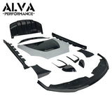 V Type Dry Carbon Fiber Rear Spoiler Rear Wing Duck Tail Aero Body Kit For Tesla Model S 2022-2024