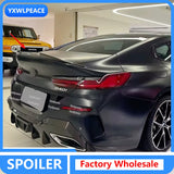 V Style Real Carbon Fiber ABS Black G16 4 Door Sedan Rear Trunk Lid Spoiler Wing For BMW 8 Series G16 840i 850i F93 M8 2020-2023