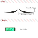For Porsche 911 991 GT3 2013-2016 Dry Carbon Fiber Car Front Bumper Splitters Canard Fins Car Racing Front Fins
