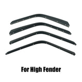 4PCS For Jeep Wrangler JL 2018-2023 Front Rear Car Wheel Fender Flares Arch Flaps Mudguard Splash Extensions Strips Trim