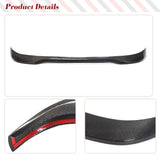 Car Trunk Racing Spoiler Fits for FIAT 500 Abarth 595 2010-2020 Real Carbon Fiber Rear Boot Lid Highkick Spoiler Wing Lip