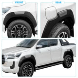Mudguard Fender Flares Wheel Arch for Toyota Hilux Revo 2015-2020,2021-2023 Models 4X4 Car Auto Part Accessories 6pcs/Set