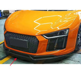 Car Racing for Audi R8 2016 2017 2018 2019 Carbon Fiber Front Bumper Lip Spoiler Splitters Body Kits