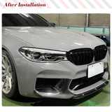 Front Bumper Lip Spoiler Splitters For BMW F90 M5 2018 2019 2020 Carbon Fiber Front Bumper Lip Spoiler Splitters Bumper Guard