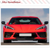 For Chevrolet Corvette C8 Stingray 2020UP Dry Carbon Mirror Cover Caps Add ON Style Real Carbon Side C8 Mirror Shell Car Kits