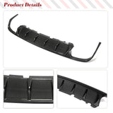 Carbon Fiber Car Rear Bumper Diffuser Lip Spoiler for Maserati Ghibli Sedan 4-Door 2014-2016 Rear Diffuser Apron Lip Body Kits