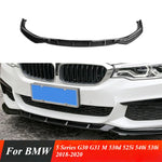 For BMW 5 G30 G31 M 530d 525i 540i 530i 2018-2020 Front Lower Bumper Chin Lip Splitter Diffuser Spoiler Bumper Guard Protector