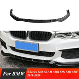 For BMW 5 G30 G31 M 530d 525i 540i 530i 2018-2020 Front Lower Bumper Chin Lip Splitter Diffuser Spoiler Bumper Guard Protector