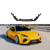 Fits for 2020+ Subaru WRX Toyota GR86 Carbon Fiber Front Bumper Lip Spoiler Splitter