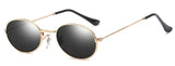 Small Oval Mirror Sunglasses