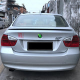 For BMW E90 M3 320i 318i 325i 330i ABS Carbon Black Rear Trunk Lid Car Spoiler Wing Boot Lip Ducktail Exterior Tuning Accessorie