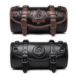 2025 New Motorcycle Saddlebag Front Handlebar Bag PU Leather Sissybar Storage Pouches Suitable for Tools&Essential, Daily