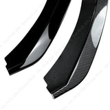 3Pcs Front Bumper Lip Spoiler Splitter Tuning For Seat Leon 3 MK3 MK3.5 5F 2012-2019 Diffuser Car Accessories ABS Gloss Black