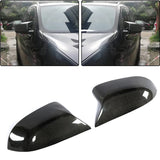 Car Rearview Mirror Caps Covers for BMW X3 G01 X4 G02 X5 G05 X6 G06 X7 G07 2020 Replace Mirror Covers Carbon Fiber / Gloss Black