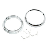 7" Headlight Trim Ring & Mounting Bracket Ring For Harley Road King Street Glide Motorcycle