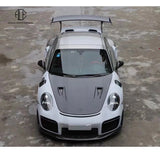 GT2RS Style Carbon fiber Car Body Kit FRP Front Rear Bumper Side Skirts Spoiler Engine Hood fender For Porsche 911 991.1 991.2