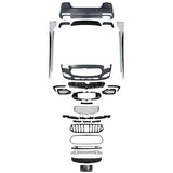 Car Bumper Front Lip Rear Diffuser Side Skirt Vents Spoiler Body Kit For Maserati QUATTROPORTE 2014+