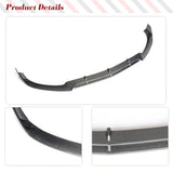 Car Front Bumper Lip Splitters For Mercedes-Benz C Class W205 C63 AMG S 4 Door Sedan 2015-2019 Carbon Fiber Front Chin Spoiler