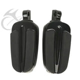 Universal 10mm Chrome Male Mount-style FootPegs Footrests For Harley Electra Glide FLHTC Dyna Low Rider FXDL Super Glide Custom