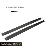 Car Side Skirts Extensions Carbon Fiber for BMW F82 F83 M4 2-Door 2014-2020 Racing Side Door Bumper Apron Lip Skirt Body Kits