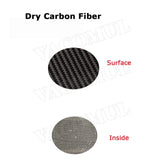 Dry Carbon Fiber Front Lip Spoiler Splitters For BMW 5 Series F90 M5 Original Bumper 2018 2019 3D Style FRP Head Bumper Guard