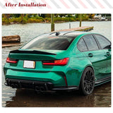 Dry Carbon Fiber Car Trunk Spoiler for BMW 3Series G20 G28 G80 M3 320i 330i Rear Boot Wing HighKick Spoiler P Style 2018-2023