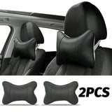 Car Seat Headrest with Breathable Mesh, Auto Safety, Head and Neck Rest, Relax Pillow, Cushion, Auto Protector
