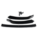 Front Bumper Lip Body Kit Spoiler Splitter ABS Gloss Black Canard Lip Diffuser For VW Golf 7 7.5 MK7 MK7.5 TDI TSI 2012-2020