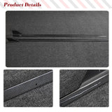 Car Side Skirt Extension Rocker Plate Separator Bumper for BMW 3 Series G20 G28 LCI  M Sport 2022 2023 Carbon Fiber Side Skirts