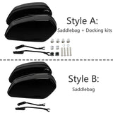 Hard Saddlebags Docking Kits For Harley Street Bob FXBBS Softail Standsrd 2018-2024 Motorcycle Trunk Side Bags Luggage Storage