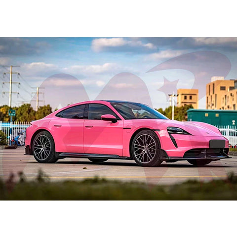 MSY Style Real Carbon Fiber Body Kit for Porsche Taycan Front Lip Rear Bumper Diffuser Trunk Spoiler Side Skirt Air Trim