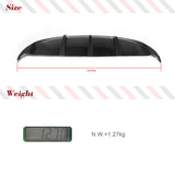 Carbon Fiber Car Auto Rear Bumper Lip Diffuser Spoiler for BMW X6 E71 35i SUV Standard Bumper 2008 - 2013